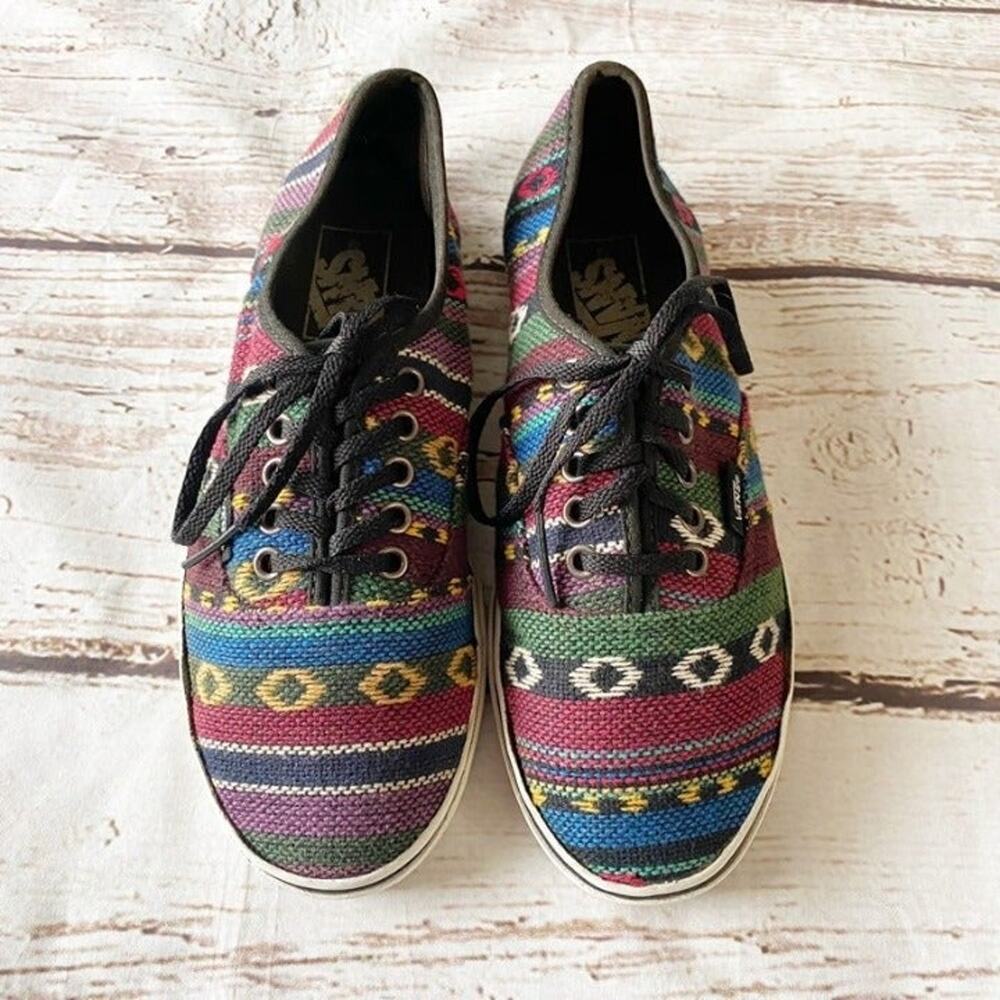 VANS Mexican Blanket Serape Womens Shoes Sz 6 - Picture 3 of 10